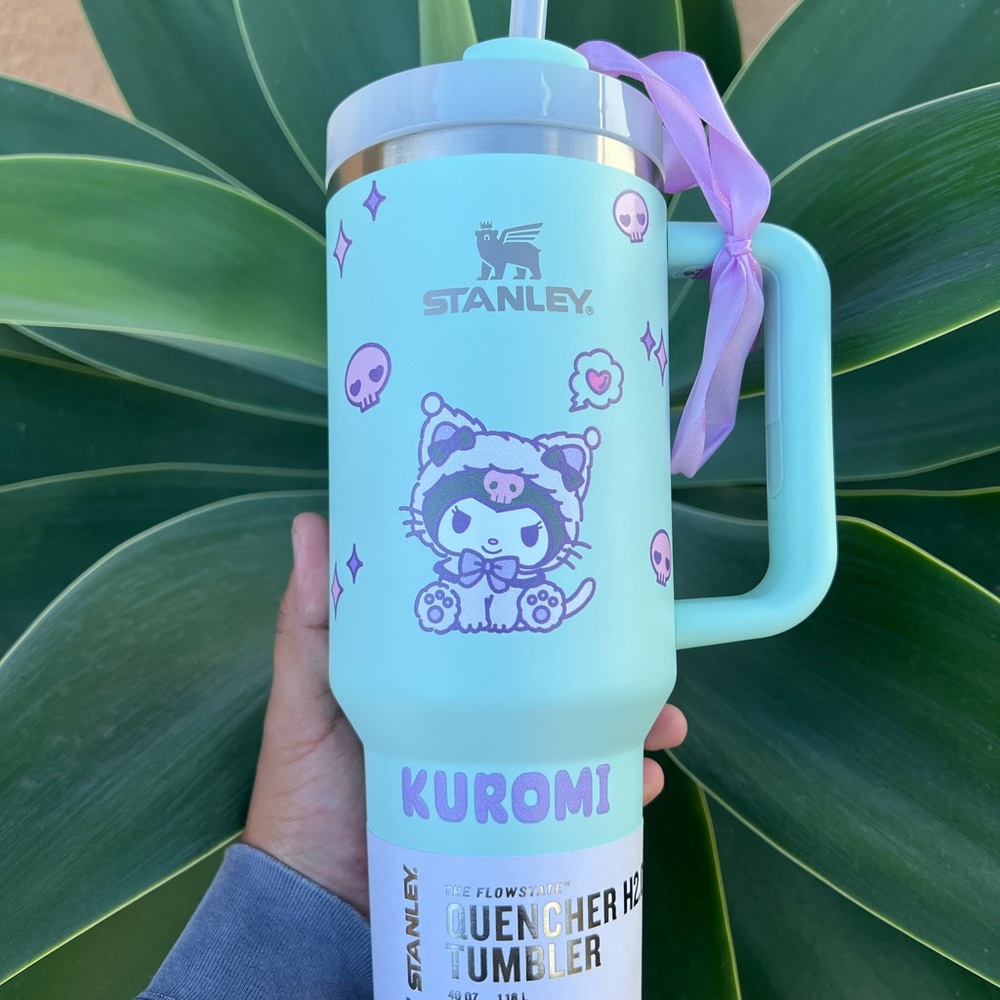 Stanley Tumbler 40oz Mint Green Kuromi Cup